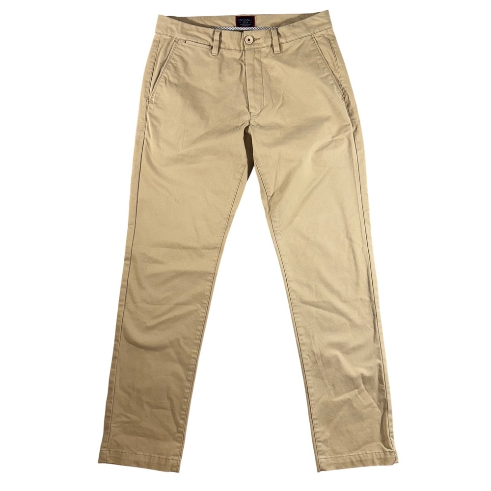 UNTUCKit Mens Straight Fit Chino Pants Tan Khaki Stretch Cotton 30x30